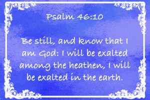 Psalm 46 10 9BL